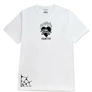 Primitive White Graphic Tee call of duty medium